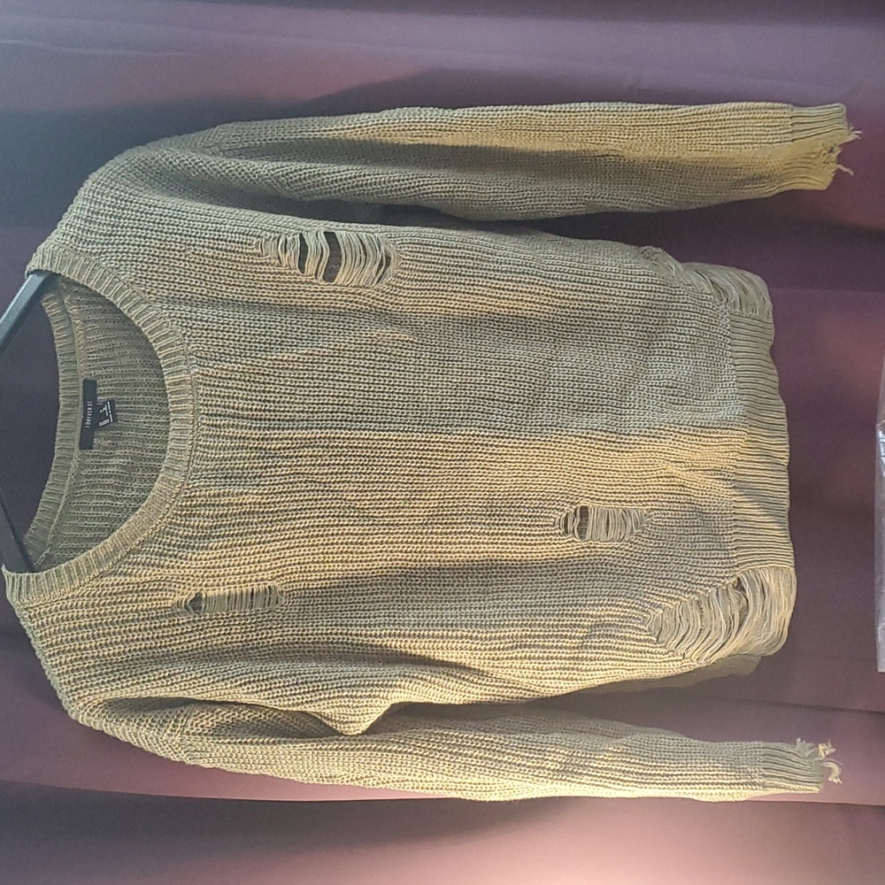 Forever 21 Sweater - Medium, Olive